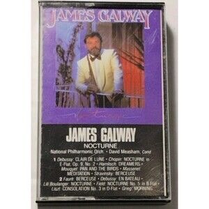 James Galway – Nocturne Cassette Tape Classical Flute Instrumental RCA Red Seal